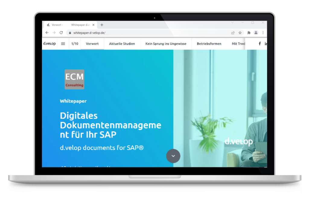 In unserem Whitepaper finden Sie umfangreiche Informationen, Tipps und Best Practices, die Ihnen helfen, die Potenziale eines Dokumentenmanagement für SAP voll auszuschöpfen.